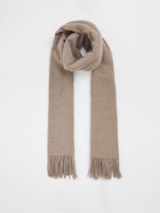 JD Williams Brown Wool Winter Blanket Scarf - Image 1 of 4