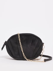 Joanna Hope Velvet Cross Body Black Bag - Image 2 of 4