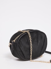 Joanna Hope Velvet Cross Body Black Bag - Image 3 of 4