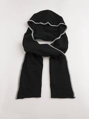 Simply Be Black Hooded Scarf - Image 1 of 4