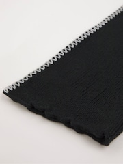 Simply Be Black Hooded Scarf - Image 2 of 4
