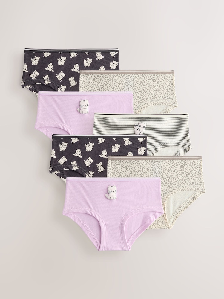Panda Hipsters Briefs 7 Pack (2-16yrs) - Image 1 of 11 Panda Hipsters Briefs 7 Pack (2-16yrs) - Image 1 of 11