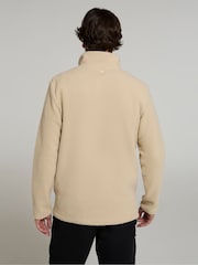 Mountain Warehouse Natural Mens Ted Half-Zip Fleece - Image 4 of 4