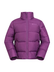 Mountain Warehouse Purple Kids Lottie Water Resistant Padded Jacket - Image 1 of 5