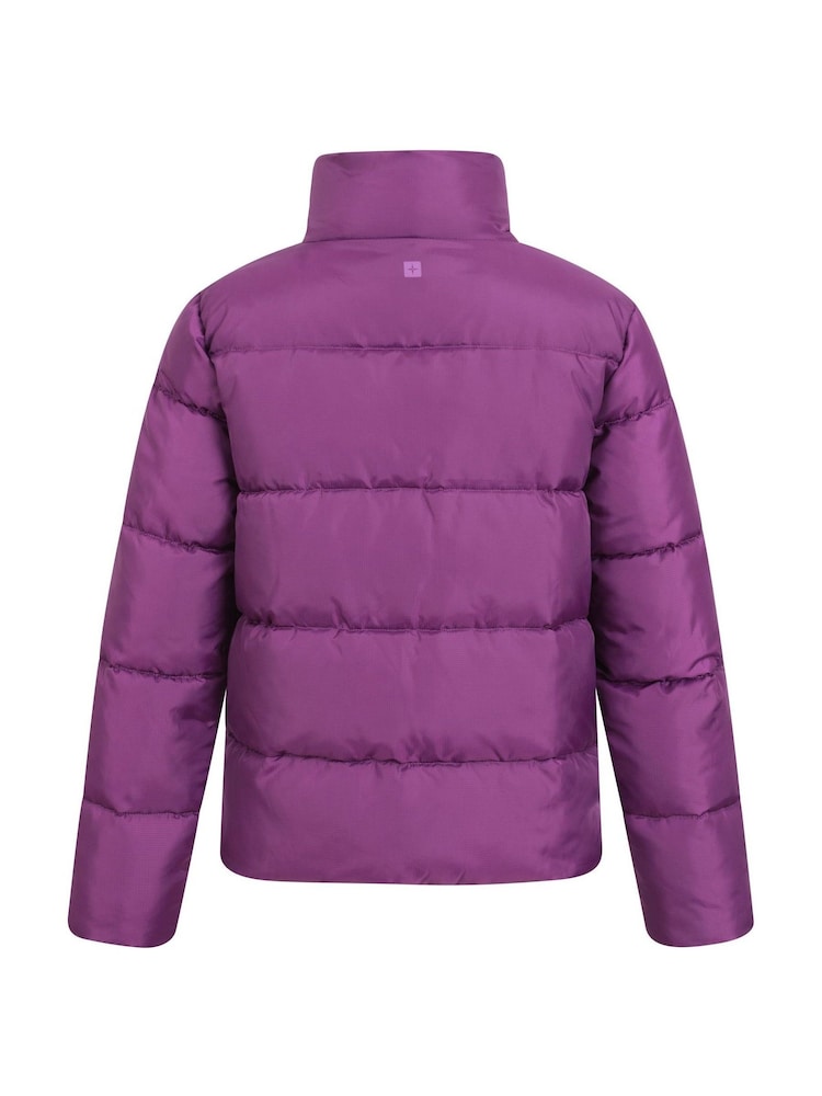 Mountain Warehouse Purple Kids Lottie Water Resistant Padded Jacket - Image 2 of 5