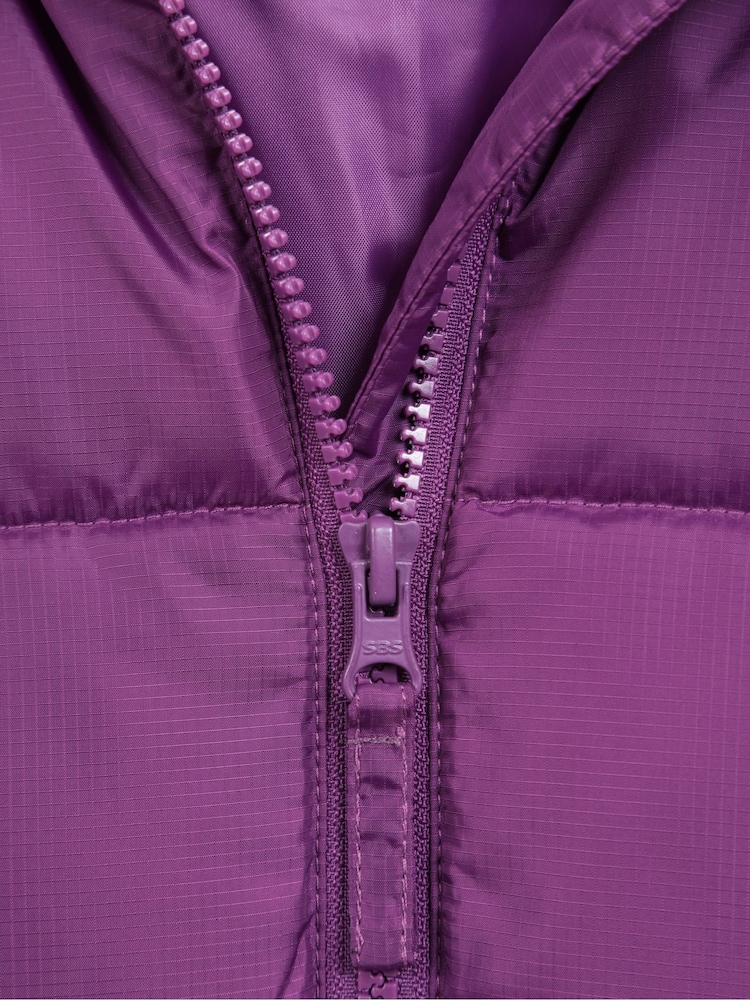 Mountain Warehouse Purple Kids Lottie Water Resistant Padded Jacket - Image 5 of 5 Mountain Warehouse Purple Kids Lottie Water Resistant Padded Jacket - Image 5 of 5