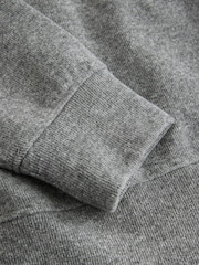 Cinza carvão - Supersoft Cosy Rib Knitted Rugby Polo Neck Jumper - Imagem 2 de 3