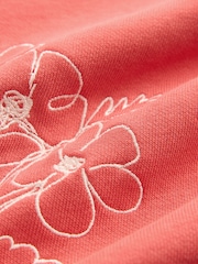 Red Relaxed FIt Offical Coca Cola License Flower Vase Coke Bottle Graphic Print Crew Neck Sweatshirt - Image 7 of 7