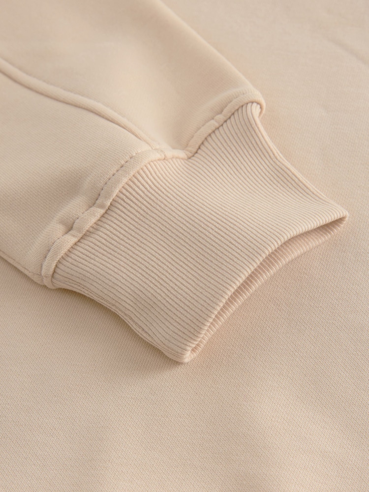 Neutral Autumnal Graphic Print Relaxed Crew Neck Sweatshirt - Image 3 of 3