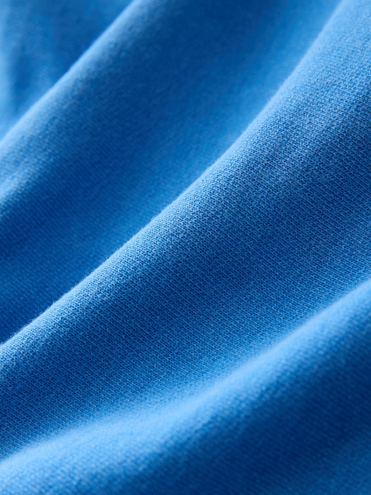 Azul cobalto - Moletom Rugby Loopback Polo Collard Manga Longa - Imagem 8 de 8