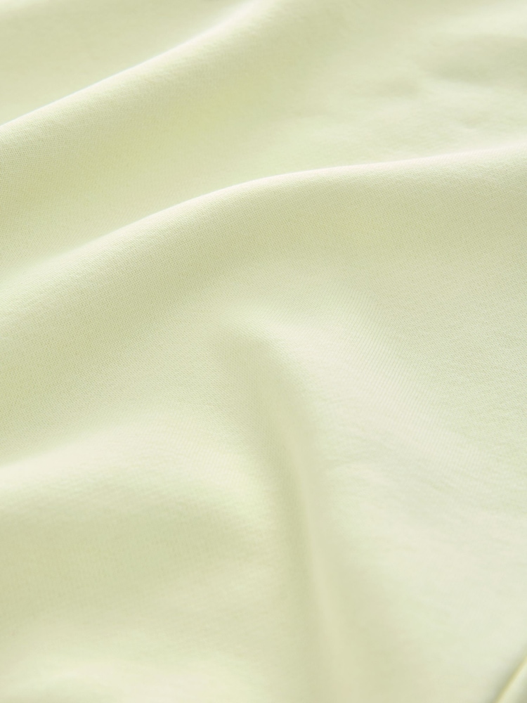 V barvi limete - Oversized Relaxed Fit Heavyweight Longline Hoodie Sweatshirt with Seam Detailing - Slika 7 iz 7