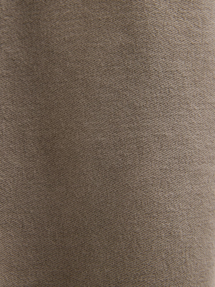 Marrón seta - Regular Fit Smart Signature Emmetex Moleskin Italian Fabric Chino Trousers - Imagen 6 de 6
