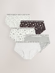 Schwarz/Weiß - Hüftslips im 5er-Pack (2–16 J.) - Bild 1 von 9
