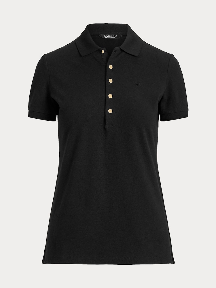 Lauren Ralph Lauren Piqué Crest Logo Polo Shirt - Image 7 of 7