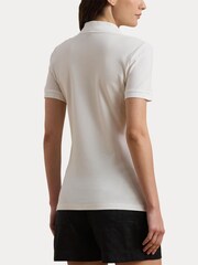 Lauren Ralph Lauren Piqué Crest Logo Polo Shirt - Image 10 of 11