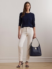 Lauren Ralph Lauren High Rise Skinny Ankle Stretch Denim Jeans - Image 2 of 9