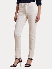 Lauren Ralph Lauren High Rise Skinny Ankle Stretch Denim Jeans - Image 7 of 9