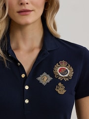 Lauren Ralph Lauren Crest-Patch Piqué Polo Shirt - Image 4 of 8