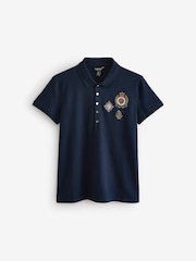 Lauren Ralph Lauren Crest-Patch Piqué Polo Shirt - Image 8 of 8