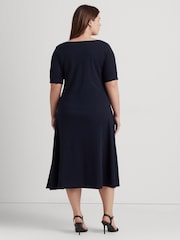 Lauren Ralph Lauren Munzie Stretch Jersey Midi Dress - Image 2 of 8