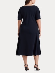 Lauren Ralph Lauren Munzie Stretch Jersey Midi Dress - Image 3 of 8
