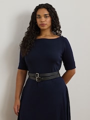 Lauren Ralph Lauren Munzie Stretch Jersey Midi Dress - Image 6 of 8