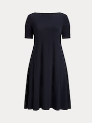 Lauren Ralph Lauren Munzie Stretch Jersey Midi Dress - Image 8 of 8