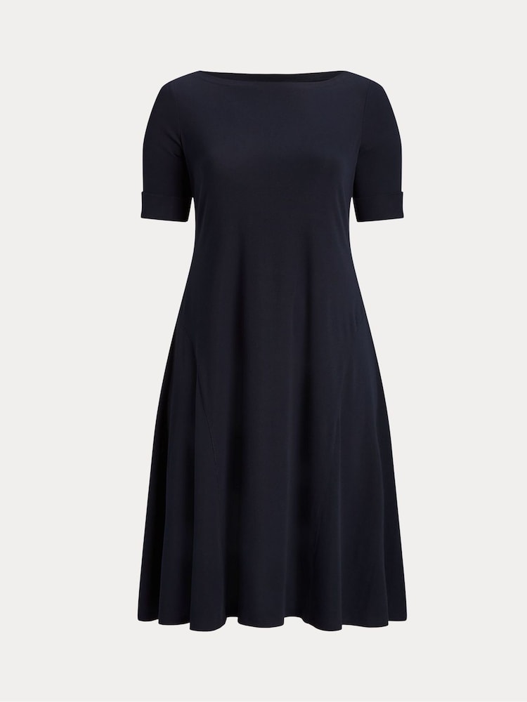 Lauren Ralph Lauren Munzie Stretch Jersey Midi Dress - Image 8 of 8