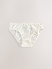 Ecru White Bikini Briefs 5 Pack (1.5-16yrs) - Image 4 of 9