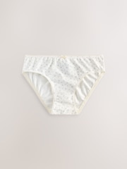 Ecru White Bikini Briefs 5 Pack (1.5-16yrs) - Image 5 of 9