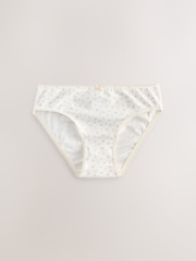 Ecru White Bikini Briefs 5 Pack (1.5-16yrs) - Image 6 of 9