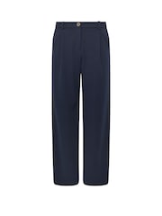 M&Co Blue Scuba Wide Leg Trousers - Image 5 of 5