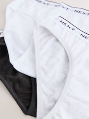 Black/White Print Bikini Briefs 10 Pack (5-16yrs) - Image 11 of 11