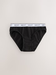 Black/White Print Bikini Briefs 10 Pack (5-16yrs) - Image 3 of 11