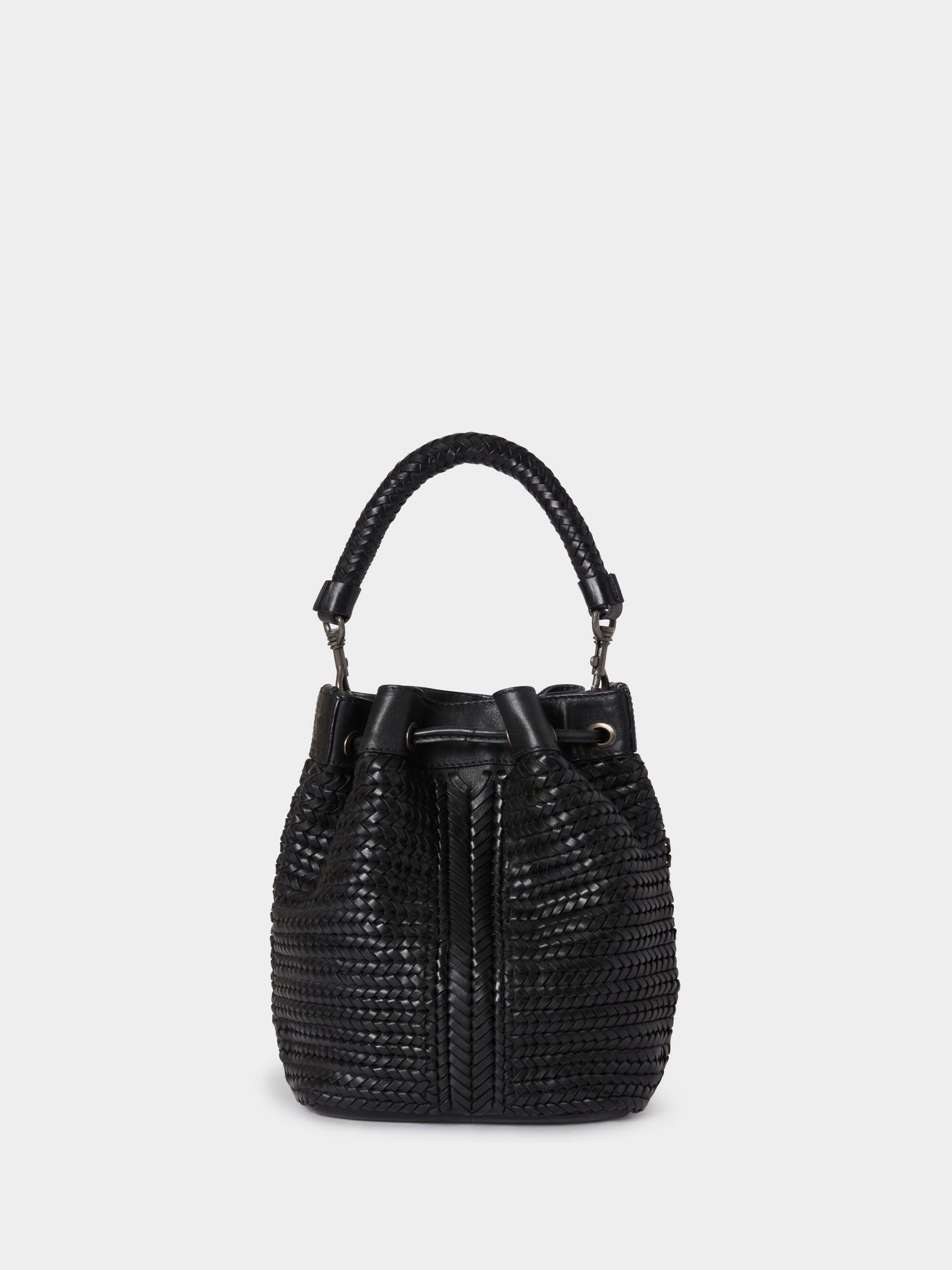 Buy Osprey London Black The Lima Leather Bucket Bag from Next USA