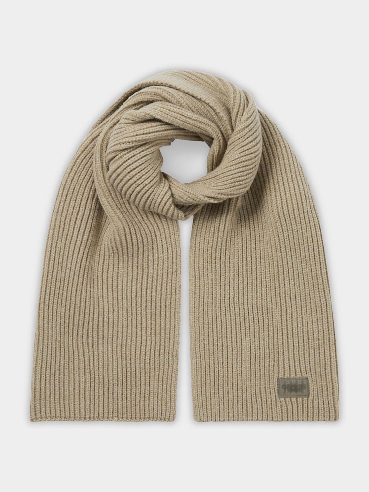 Osprey London Green Ribbed Scarf - Image 1 of 3 Osprey London Green Ribbed Scarf - Image 1 of 3