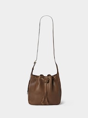 Osprey London The Monterrey Leather Bucket Brown Bag - Image 1 of 6