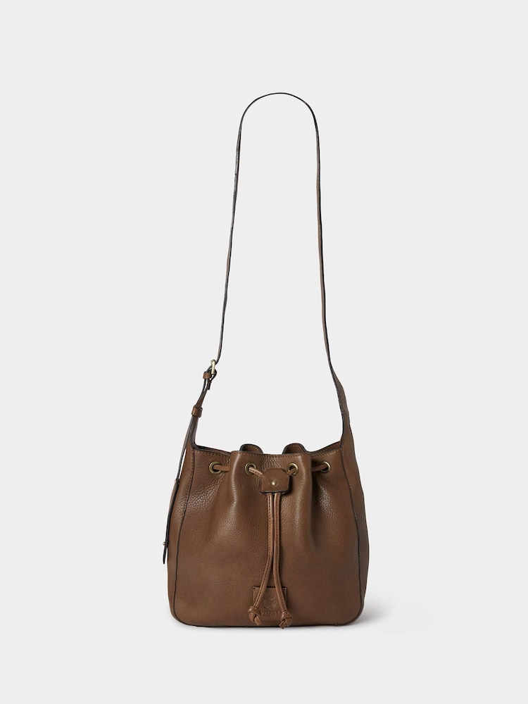 Osprey London The Monterrey Leather Bucket Brown Bag - Image 1 of 6