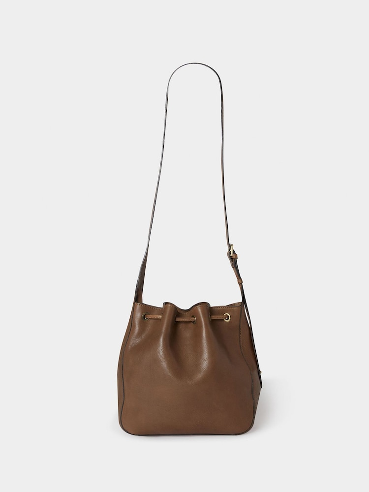 Osprey London The Monterrey Leather Bucket Brown Bag - Image 2 of 6