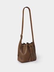 Osprey London The Monterrey Leather Bucket Brown Bag - Image 3 of 6