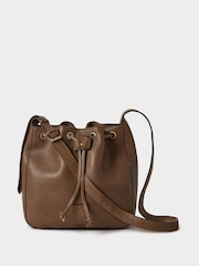 Osprey London The Monterrey Leather Bucket Brown Bag - Image 4 of 6