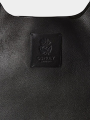 Bolso tote de cuero negro The Monterrey de Osprey London - Imagen 5 de 5