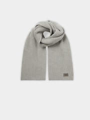 Osprey London Grey Ribbed Scarf - Image 1 of 3