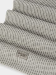Osprey London Grey Ribbed Scarf - Image 3 of 3