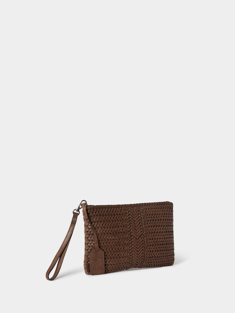 Osprey London The Lima Leather Crossbody Brown Bag - Image 3 of 6