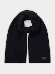 Osprey London Ribbed Black Scarf - Image 1 of 2