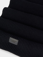 Osprey London Ribbed Black Scarf - Image 2 of 2