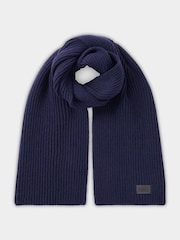 Osprey London Blue Ribbed Scarf - Image 1 of 3