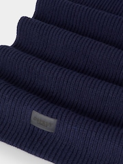 Osprey London Blue Ribbed Scarf - Image 3 of 3
