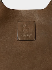Osprey London The Monterrey Leather Brown Tote Bag - Image 5 of 5